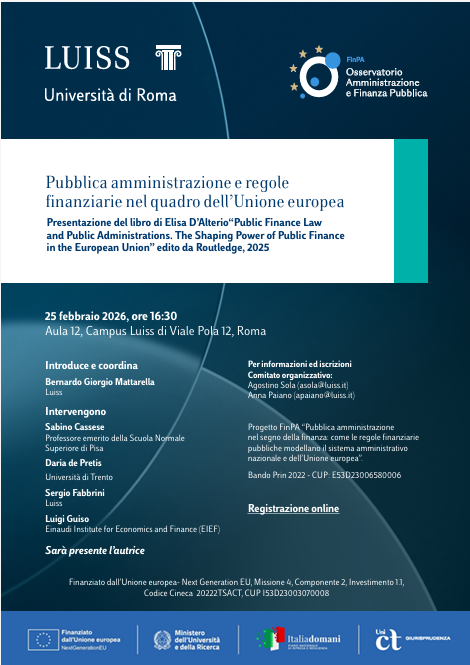 Public Finance Law and Public Administrations. The Shaping Power of Public Finance in the European Union